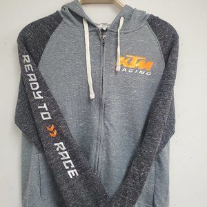 KTM Racin Premium Ladies Snow Heather French Terry Full-Zip s-m KTM Motorcycle
